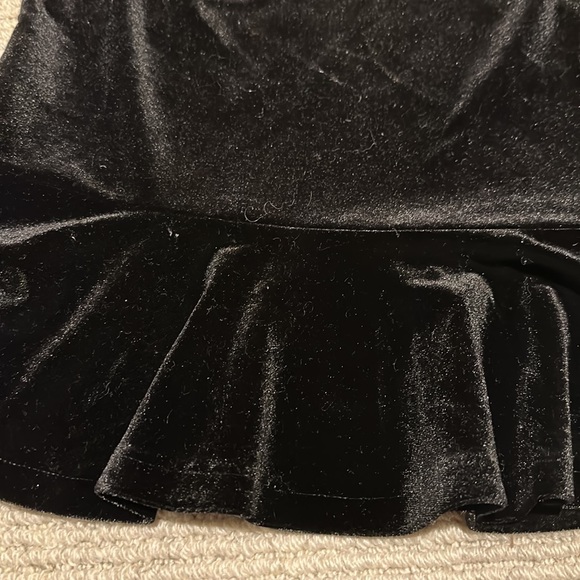 Lands End Girls Velvet dress size M (5-6) - Picture 4 of 4